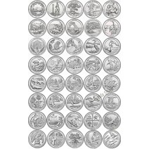 기념주화 가상화폐 비트코인 굿즈 미국 20132021 국립 공원 기념 동전 25 센트 원래 미국 미국 동전 수집, [08] 2020 5155th 5 PCS
