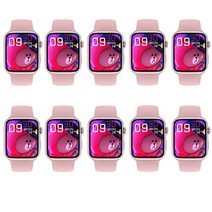 5pc T500 Smartwatch 블루투스 스포츠 Fintess 트래커 심박수 시계 여성 남성 스마트 워치 PK IWO 14 Pro Max Series 7, [11] 10pc pink