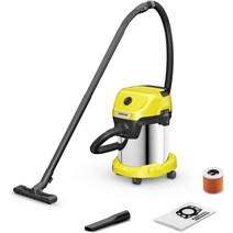 업소용 청소기 Kercher (KARCHER) 건습 양용 진공 청소기 WD3 S 1.628-145.0 회색 용량 17L, 한개옵션0