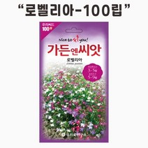 [쇼핑엔티] 가드닝스토어 수입야생화 로벨리아 꽃 씨앗 100립 가든엔씨앗, 없음