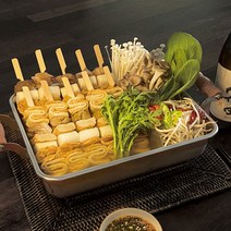 캠요남 캠핑 밀키트 오뎅탕 한우스지 어묵탕, 한우스지 어묵탕 리뷰약속 (면사리 랜덤 증정)