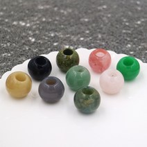 20mm 라운드형 도넛 원석 / 목걸이팬던트 / 팔찌재료, 황옥