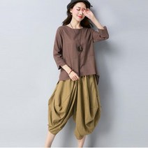 F6012-7012 언발블라우스 항아리바지 배기 할렘바지 _ 79421300EA