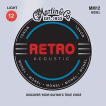 공식수입정품<br>Martin - Retro® Acoustic Light / 어쿠스틱 스트링 012-054 (MM12), *, *