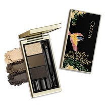 CATKIN 메이크업 눈썹 컬러 파우더 3가지 색상 쉐이딩 브라운 블랙 (C01 라이트 브라운) 299076, C02 Dark Brown