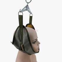 목 경부 견인 벨트 가정용 목 스트레칭 고정 벨트 교정 매다는 목 성인 어린이 견인 헤드 기어