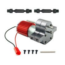 RC부품 모터 브러시드 금속 변속기 기어박스 구동축 370 RC 자동차 업그레이드 액세서리 WPL C14 C24 B24 B36 MN D90 MN99S 용, 6.Titanium B