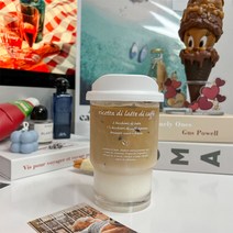 레터링 리유저블 컵 투명 텀블러, 투명텀블러