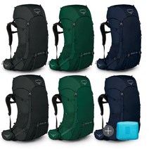 오스프리 룩 50 65 L 리터 남자 대형 등산 배낭 백패킹 가방, 01. 룩 50L, BLUE