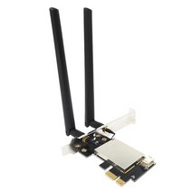 듀얼 밴드 3000mbps wifi6 pcie 무선 wifi 어댑터 2 4g5ghz 802 11acax bluetooth ax210ngw 6g wi fi 6e card for, 검은색