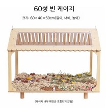 햄스터 케이지 골든 베어 전용 60 대형 투명 빌라 루틴 닭 먹이 상자 조경 용품 저렴한 빅, 05.E