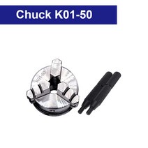 선반척 드릴척 단동척 K01-50 척 3 턱 m14 1 k01-506380 03-5063 셀프 센터링 미니 diy 금속 목재 도구 용 연결로드