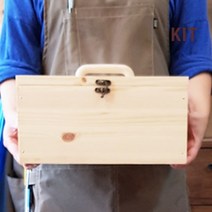 우드라이크 원목상자 보물상자 만들기 diy 반제품 목공키트