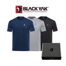 블랙야크 [BLACKYAK] 공용 기능라운드티 3장 세트(그레이 네이비 블랙) B트리플2라운드S 1BYTSM2901