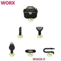 초음파 세척기기 WORX 진공 청소기 WU036 다기능 습식 및 건식 헤어 드라이어 집진기, [03] UK, [01] WU036-9
