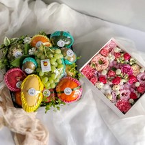 파머스스토리 꽃박스 + 과일박스 (기프트 패키지), 단품