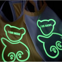 [댕댕펫토리]야광나시(2color)/강아지야광옷, 블루