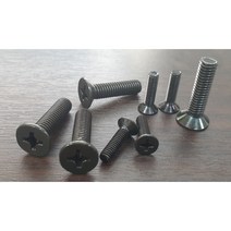 철 흑착색 접시머리볼트 작은나사 십자볼트 M3x5mm(500개) 외 사이즈선택, M4x25mm(500개), 500개