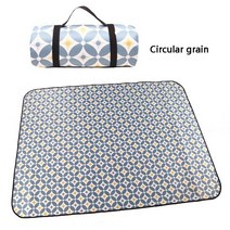 캐빈텐트 캠핑 리빙쉘 오두막 돔 에어 오두막 오토캐빈 원터치돔 차박 텐트 야외 피크닉 두꺼운 4mm 방수, 04 Circular grain_02 150X150cm