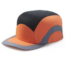 경량 범프 모자 작업 헬멧 야외 캡 야구 통기성 작업자를, 6.8006orange black