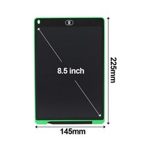 halolo 그래픽 태블릿 그리기 태블릿 12 인치 lcd 쓰기 태블릿 led 라이트 드로잉 패드 디지털 보드 전자 스마트 노트북, 8.5인치 녹색