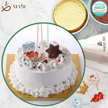 DIY (1호) 케이크 만들기 세트 (여름 아이스박스 추가필수!-내용참조) 키트 생일, DIY (1호초코데코) 케이크만들기, / 기본바닐라시트