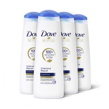 Dove 도브 손상모발용 인센티브 리페어 헤어샴푸 355mL 4팩