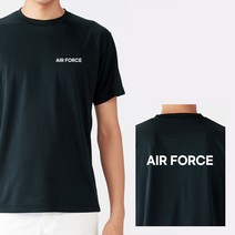 오너클랜 라운드 반팔 AIR FORCE 커스텀 화이트 쿨 티셔츠