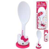 스탠딩주걱 요리주걱 밥주걱 받침대 포함 헬로키티 주걱받침대 스탠딩밥주걱