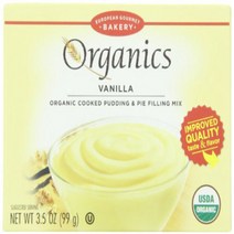 European Gourmet Bakery Organic Pudding Mix Vanilla 3.5 Ounce (Pack of 12), 1
