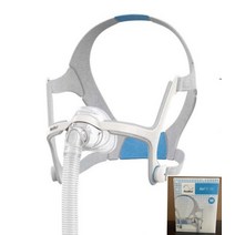 양압기 코골이양압기 테이프 방지밴드ResMed AirFit N20 CPAP 비강 마스크 코 인공 호흡기 슬리핑 MiniAir, 07 N20 full set M size