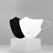 [A3] 새부리형 블랙&화이트 반반세트 무통증 얼큰이마스크 프리미엄마스크 MB필터 50매+50매 총100매 (사은품증정/국내산/국내필터), 특대형 반반세트 블50+화50=총100매