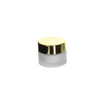 허브스프레이 반투명 유리 크림용기 골드캡 실버캡 15g~50g, 15g 골드캡, 1개