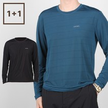 가오간지 2개 라운드 긴팔 티셔츠 티셔츠 티 여성 남성 남여공용 등산 골프 헬스 운동 작업복 T1PLUS002
