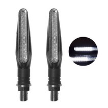 LED 사이드 마커 방향 지시등 오토바이 전기 자전거 수리 액세서리, 01 White