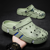 ZZJJC 샌들 남자 외 미끄럼 방지 샌들 습도 스포츠 캐주얼 비치 슬리퍼