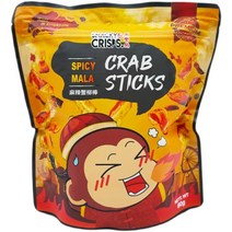 싱가포르 Snacky Crips 매운 트러플 감자칩 3봉지 포테이토칩 안주, 스파이시 크랩 3봉지