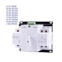 자동 절체기 전원 스위치 캠핑카 시스템 듀얼 카라반 홈오피스 호텔 220V 단상 이중 전원 전환 스위치 자, 02 2P10A