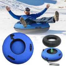 스노우스케이트 스키신발 방한 신발 겨울 부츠 스키 설상차 라운드 드라이 랜드 두꺼운 웨어러블 풍선 모래 스케이트 보드 스케이트 보드 잔디 스케이트 보드 견인 링 스키 링, 푸른, 한 사이즈