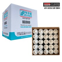 [유니스몰/공식 대리점] 동양 무초산 실리콘 에코씰(친환경) 범용 실란트 25개입 박스, 1박스, 반투명