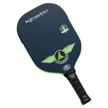 PROKENNEX Pro Flight - Toray T700 탄소 섬유 페이스가 있는 피클볼 패들 컴포트 프로 그립 USAPA 승인 (블루) 487142, Navy/Green