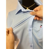 여성 봄가을 삼선 셔츠 남방 블라우스 동대삼색블라우스