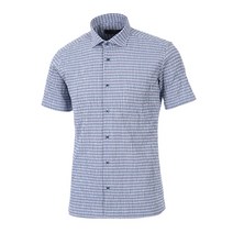 [로베르따] 뉴코아창원 남성 !!신상선물최고!! 반짝왕특가~스판짱짱 깔끔하고 시원한 가슬가슬~~시어써커 체크 밑단일자형 일반핏남방 RL22156