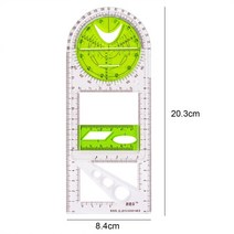 라운드 센터 투명 아크릴 파인더 크리에이티브 선반 작업 나침반 원형 게이지 가공 도구 목재 터닝 드로잉, CHINA, 8.4x20.3cm 3, 13 8.4x20.3cm