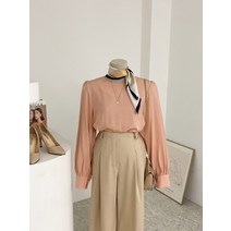 허니제이 / 베트 실키한 하늘하늘 블라우스(3color)