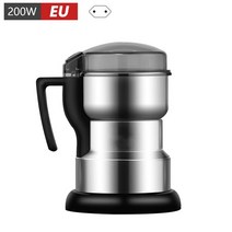 견과류분쇄기 곡물분쇄 커피 그라인더 다기능 스테인레스 스틸 전기 향신료 그라인더 가정용 커피 콩 후추, 01 200W EU Plug