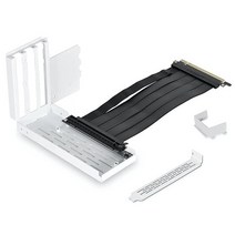 LIANLI O11DE-1W O11 다이내믹 EVO 화이트용 수직 그래픽 카드 홀더 PCI-E 4.0 라이저 케이블 포함 - O11DE-1W155245