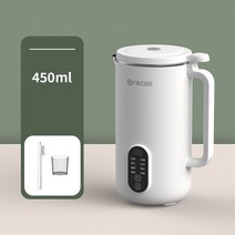 두유제조기 죽제조기 영양죽 제조기 간편식 분쇄기 두유기계 오곡, 화이트450ml, 화이트 450ml