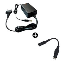 전원공급장치 4핀 변환 젠더 DC 12V 어댑터 아답터 CCTV 씨씨티비 녹화기 DVR NVR 하이크비전 이지피스 다화 유니뷰 하이룩 파인트론 아이디스 한화테크윈 하니웰 조이젠, 전원 4핀 젠더 + DC 12V 2A 어댑터
