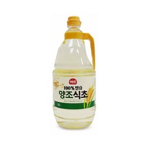 유니크앤몰 100%발효 해표 발효 양조식초 1.8L, 4개